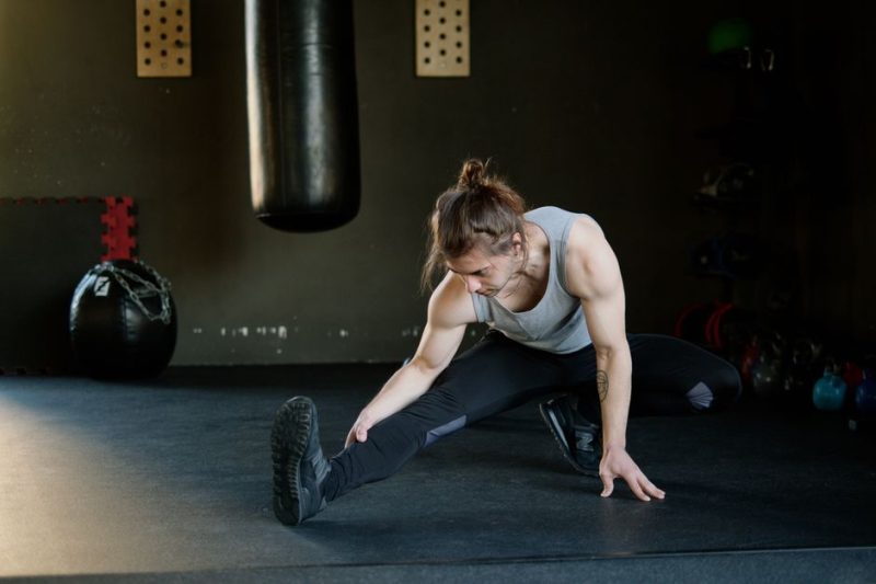 stretcning på gym